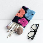 CouldNook Patterned Eyeglass Pouch - Long Shape and Snap Flap