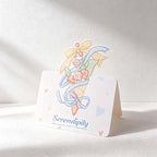 CouldNook Floral Greeting Card - Pastel Bouquets Wreaths And Ribbon Illustrations