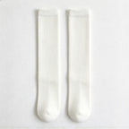 CouldNook Solid Knee-High Socks - Smooth Body And Broad Upper Band