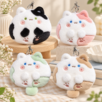 CouldNook Plush Cat Charm - Rounded Body and Dangling Tail Detail