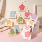 CouldNook Folded Greeting Card - Shaped Writing Area And Hanging Hole