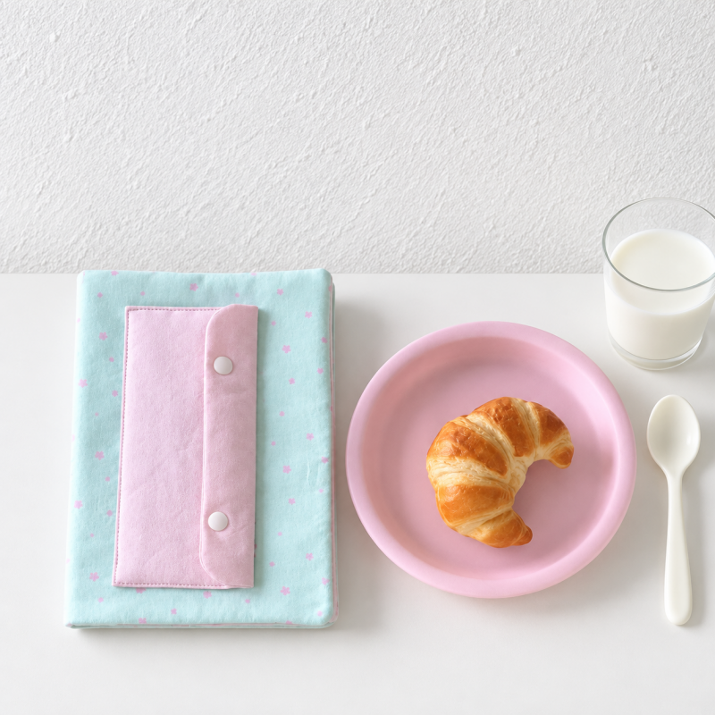 CouldNook Fabric Notebook Cover - Snap Pen Pocket Panel