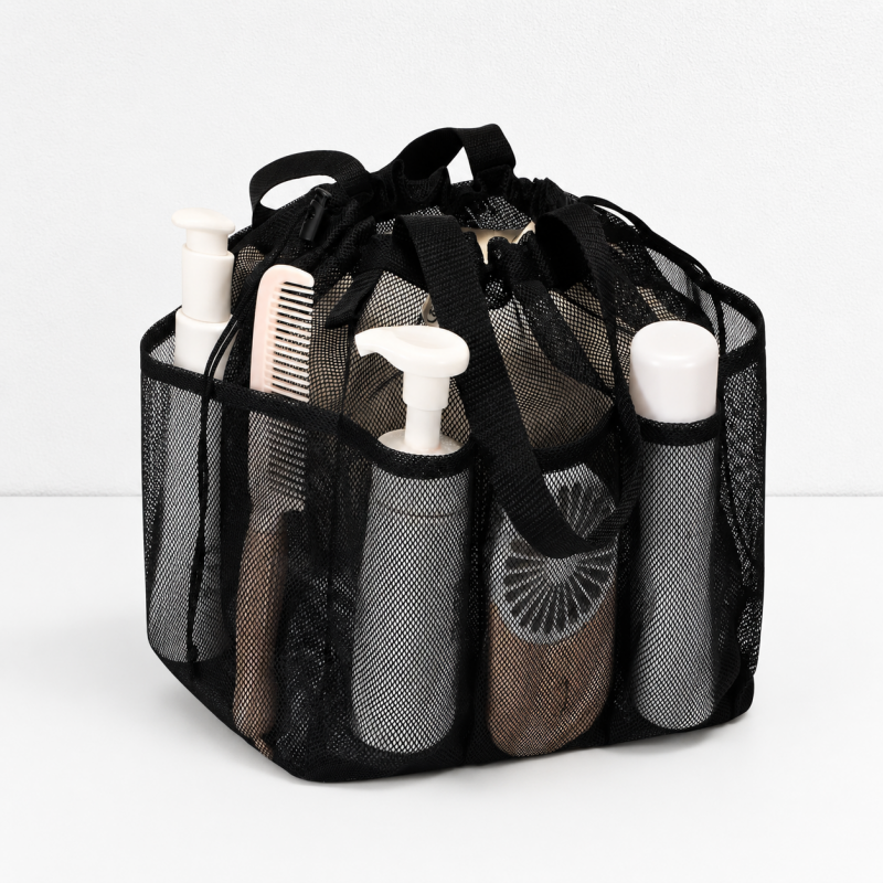 CouldNook Mesh Shower Caddy - Exterior Pockets and Carry Handles