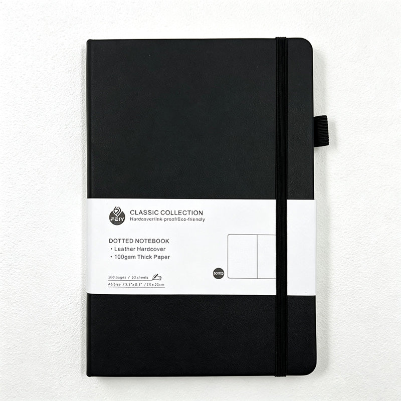 CouldNook Elastic Band Notebook - Dot Grid and Lined Page Selections