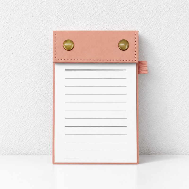CouldNook A6 Refillable Memo Pad - Snap Button Cover