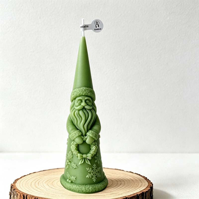 CouldNook Christmas Tree and Santa Candle - Holiday Designs