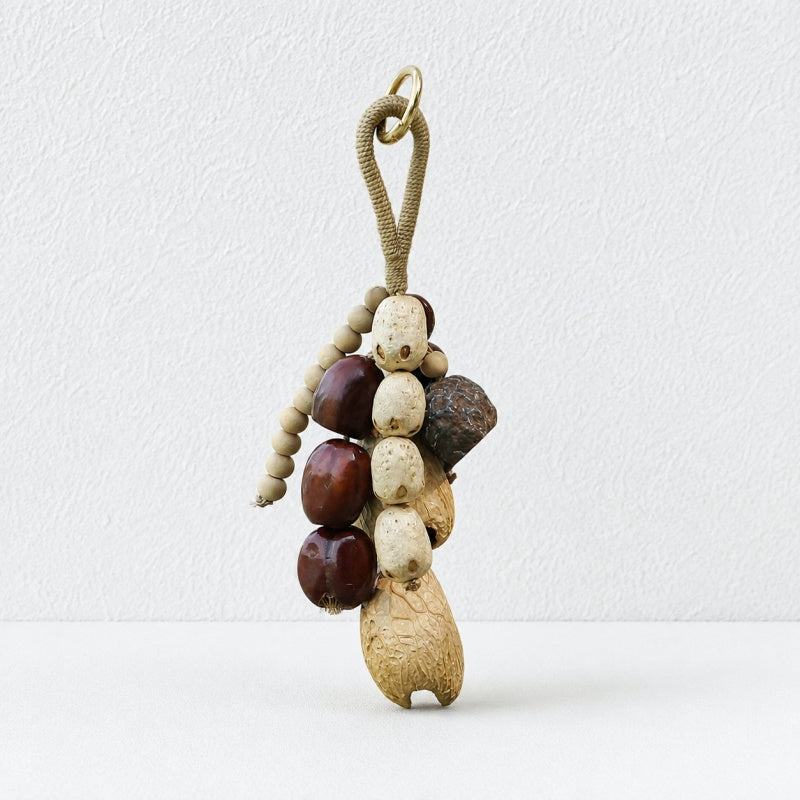 CouldNook Natural Seed Bag Charm - Forest Nut Pendant