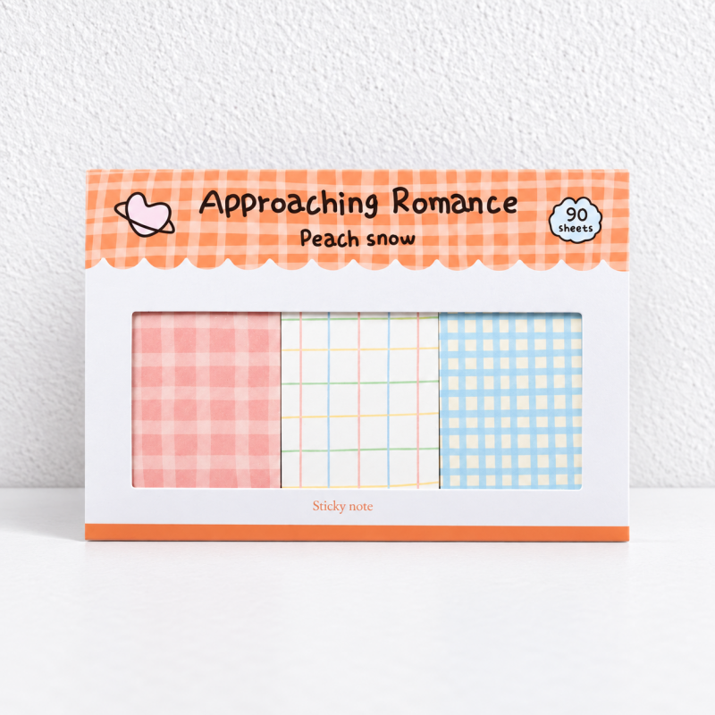 CouldNook Combination Sticky Notes - Coordinated Grid Memo Set