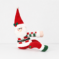 CouldNook Christmas Curtain Tieback Doll - Festive Outfits and Hugging Arms