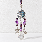 CouldNook Celestial Suncatcher - Sun Moon Star Charms