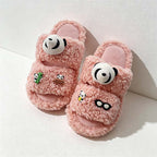 CouldNook Panda Plush Slippers - Four Soft Color Options