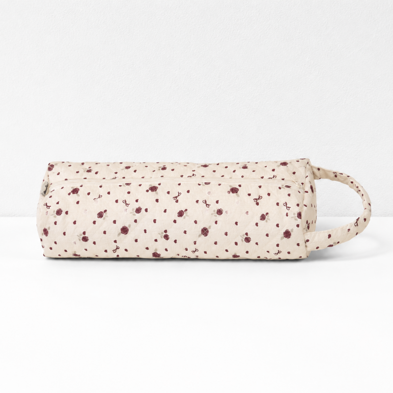 CouldNook Quilted Hair Tool Storage Bag - Zippered Long Profile