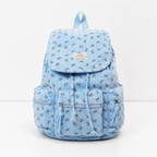 CouldNook Corduroy Drawstring Backpack - Front and Side Pockets