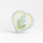 CouldNook Framed Floral Patch - Lace Border and Flower Designs