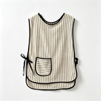 CouldNook Striped Smock Apron - Easy Slipover Kitchen Tunic
