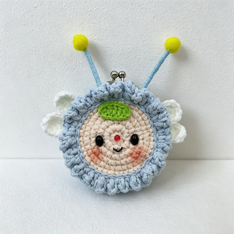 CouldNook Cotton Character Coin Purse - Twelve Rounded Designs
