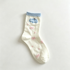 CouldNook Bear Dog Crew Socks - Soft Character Accent