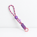 CouldNook Phone Wrist Strap - Patterned Cotton Cord and Flower Accent