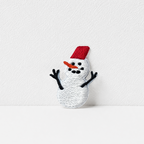 CouldNook Christmas Embroidered Patch - Snowman Tree and Holiday Motifs