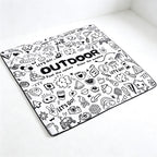 CouldNook Doodle Picnic Mat - Roll-Up Handled Bundle Collection