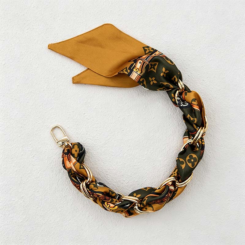 CouldNook Botanical Scarf Phone Wrist Strap - Upscale Anti‑Drop Lanyard