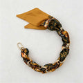 CouldNook Botanical Scarf Phone Wrist Strap - Upscale Anti‑Drop Lanyard