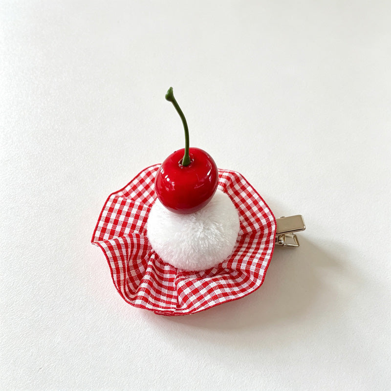 CouldNook Cherry Cake Pin Accessory - Soft Dessert Accent