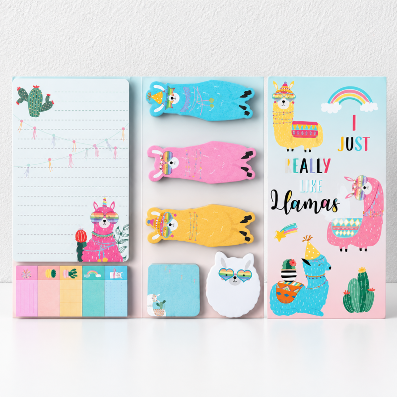 CouldNook Themed Sticky Note Set - Illustrated Combination Pack