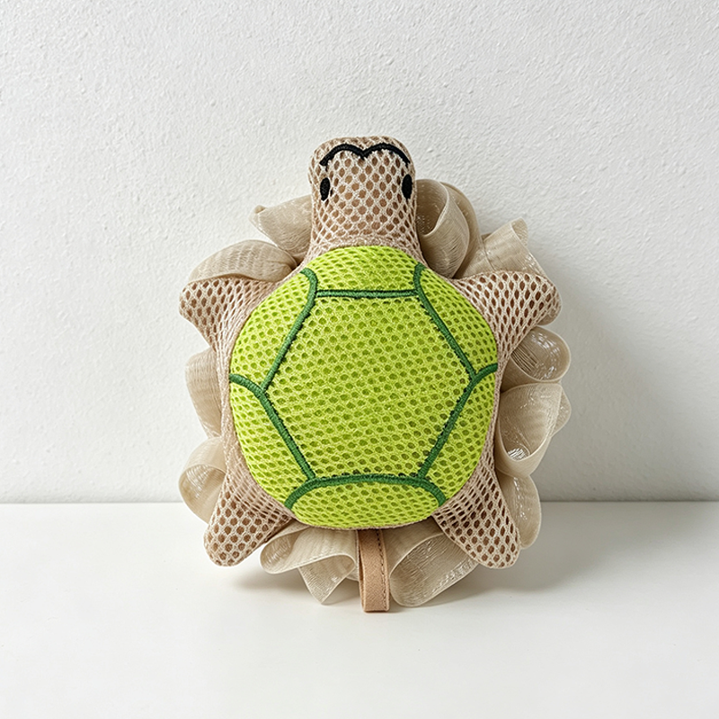 CouldNook Animal Flower Bath Pouf - Double Sided Designs