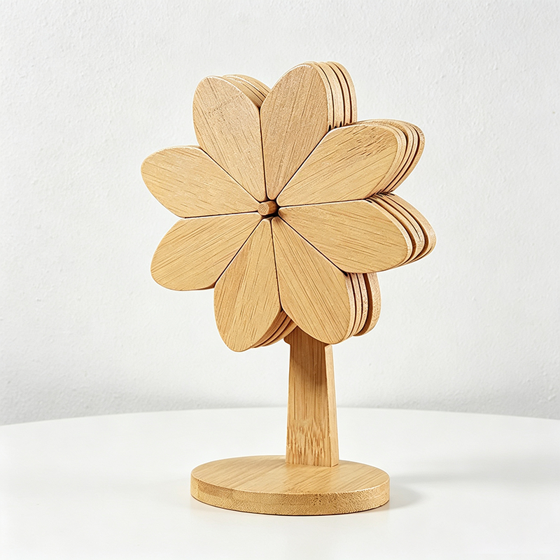 CouldNook Wood Tree Trivet - Table Heat Accent