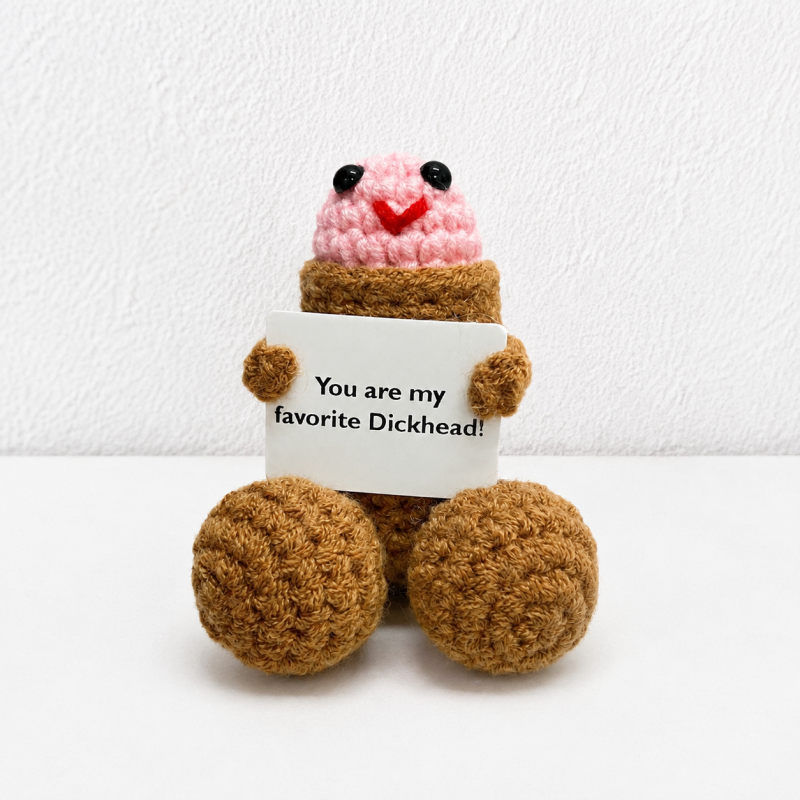 CouldNook Assorted Message Card Figure - Wooden Display Base