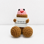 CouldNook Assorted Message Card Figure - Wooden Display Base