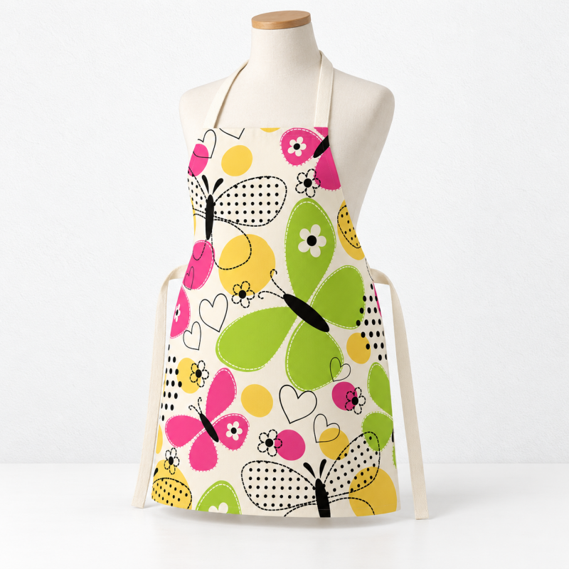 CouldNook Printed Kitchen Apron - Animals and Abstract Patterns