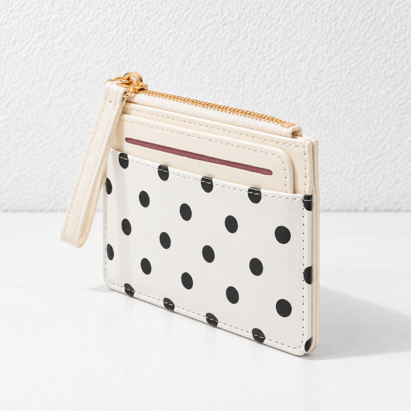 CouldNook Polka Dot Card Holder - Removable Insert