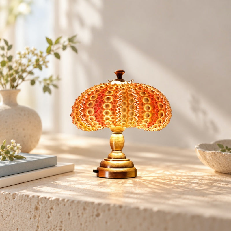 CouldNook Mini Sea Urchin Night Light - Dotted Shade And Tiered Base