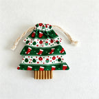 CouldNook Christmas Tree Drawstring Gift Bag - Printed Tree-Shaped Design