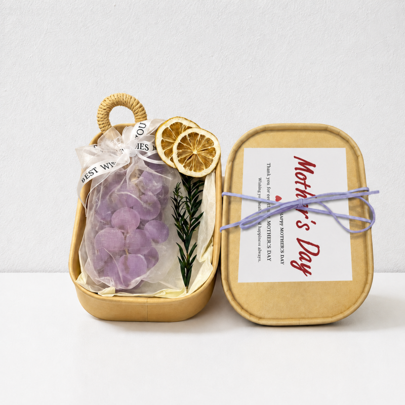 CouldNook Grape Cluster Soap Gift - Translucent Colors and Packaging