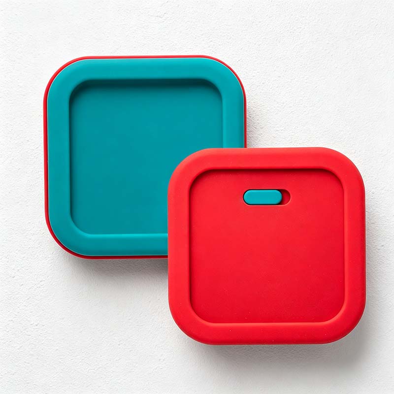 CouldNook Silicone Food Storage Container - Square Ventilated Lid