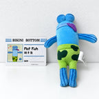 CouldNook Fish Plush Charm - Expressive Face And Bead Chain Attachment
