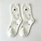 CouldNook Dog Graphic Crew Socks - Casual Gift Accent