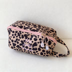 CouldNook Side Handle Makeup Bag - Twin Zippers And Rounded Shape
