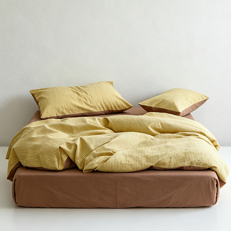CouldNook Cotton Bedding Set - Textured Four-Piece Bedding Collection
