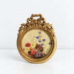 CouldNook Ornate Resin Photo Frame - Raised Borders And Glass Front