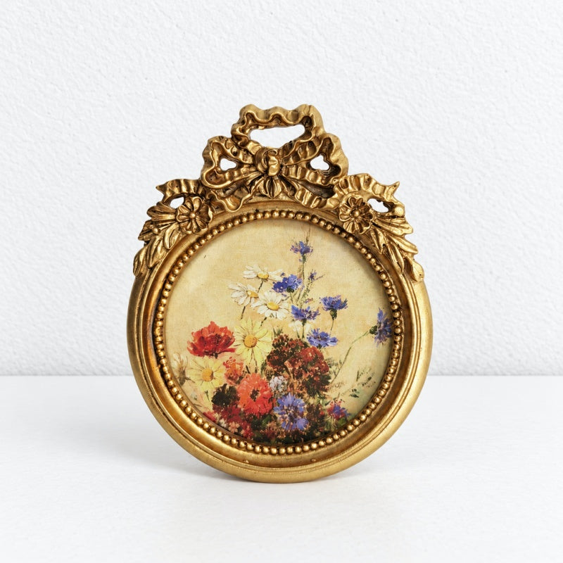 CouldNook Ornate Resin Photo Frame - Raised Borders And Glass Front