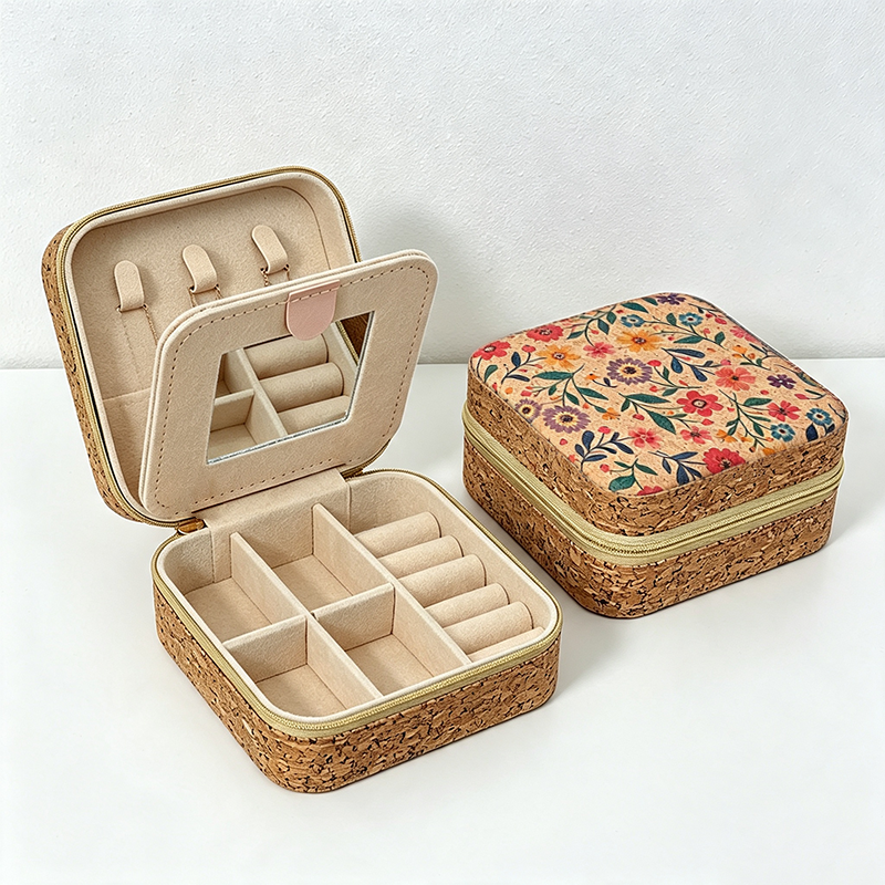 CouldNook Patterned Stackable Travel Jewelry Case - Thoughtful Travel Companion