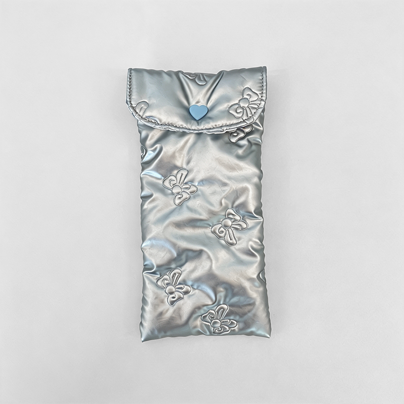CouldNook Quilted Slim Sleeve Glasses Case - Everyday Display Detail