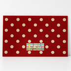 CouldNook Printed Entrance Mat - Dotted and Geometric Patterns