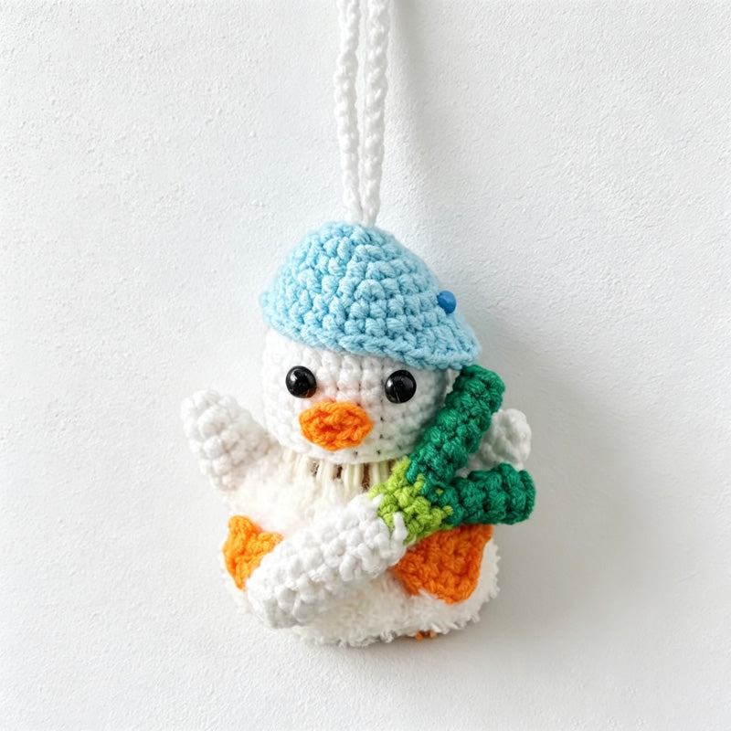 CouldNook Yarn Duck Hanging Ornament - Seasonal Costume Details