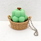 CouldNook Fruit Clicker Keychain - Textured Miniature Base