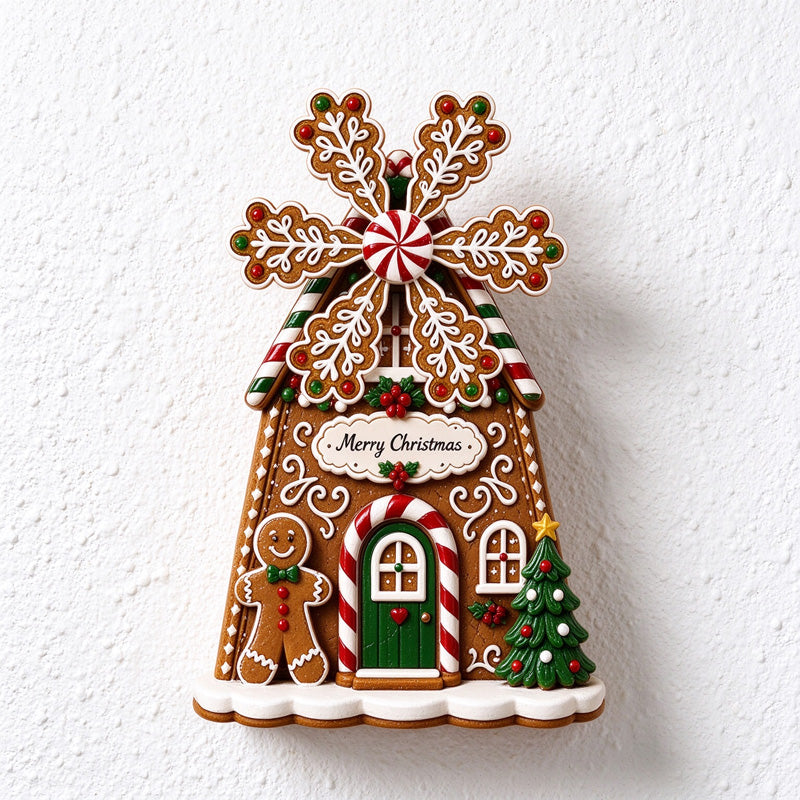 Christmas Windmill and Ferris Wheel Refrigerator Magnets